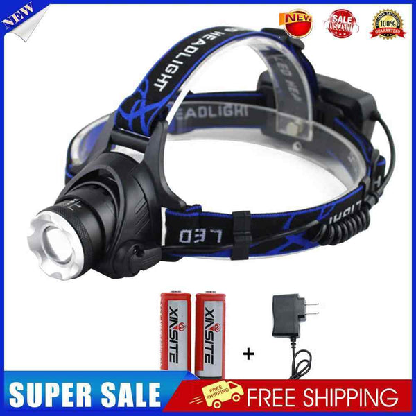 Waterproof T6 LED Headlamp Outdoor Camping Hiking Telescopic Torch (02)