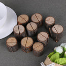 10Pcs/Lot of Wooden Blunt Card Holder Wedding Party Decoration Reception Tisc
