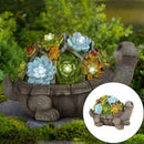 Tortoise Solar Lamp Outdoor Garden Ornaments Animals LED Decor Z5L8 Lamps F5T8