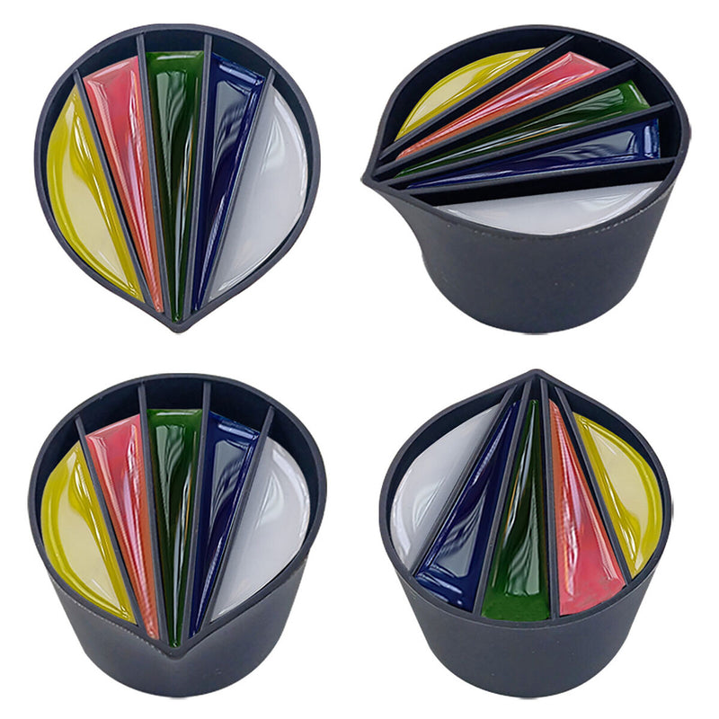 #A Silicone Paint Pouring Split Cups Reusable DIY Fluid Painting Paint Cups Tool