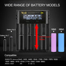 4 Slots 18650 Ni-MH Charging Slot Li-ion Battery Smart Charger Battery Charger