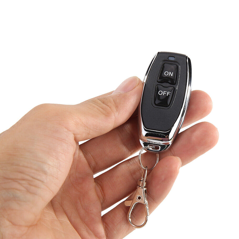 433MHz RF Switch Mini AC 220V 1CH Relay Receiver + Remote for LED Light (C)