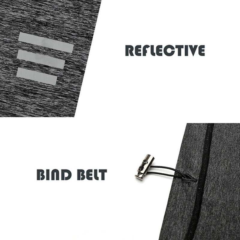 UV Protection Ice Silk Face Cover Neck Tube Outdoor Bandana Scarf (Grey) Newly