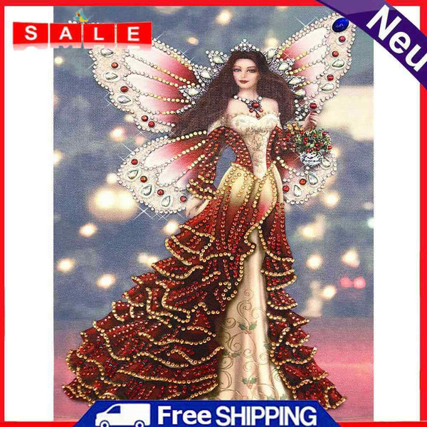5D DIY Special Shaped Diamond Painting Beauty Cross Stitch Kit Bedroom Decor