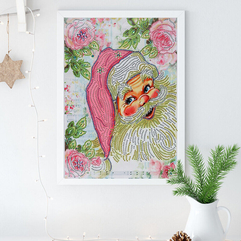 Special Shaped Santa Claus 5D DIY Diamond Painting Handwork Kit Home Decor Craft