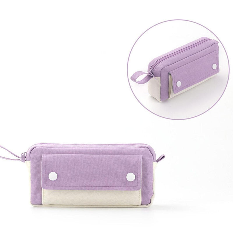 Portable Pencil Case Large Capacity Pen Pencil Pouch Durable Bag School Gift^