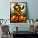 5D Diamond Painting Halloween scarecrow Full Round Drill Rhinestone Kit