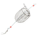 Lure Conical Fishing Bait Cage Basket Feeder Holder Carp Fishing Tackle (M)