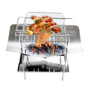 Stainless Steel BBQ Grill Rack Portable Folding Camping Mini Bracket (A)