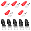 10pcs Car Audio Power Ground Wire Ring Terminals 4 AWG Gauge M8 Connectors