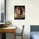5D DIY Diamond Painting Dream Catcher Wolf Full Square Drill Mosaic Picture