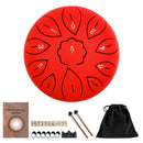6"" Steel Tongue Drum 11 Tune Musical Instrument Hand Pan Tank Drum with Bag