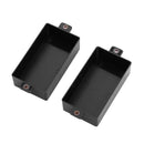 2pcs Plastic Sealed Double Coil Humbucker Pickup Cover For Guitar(Black) Newly