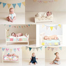 3.2m 12 Flags  Pink Cotton Party Wedding Pennant Bunting Banner Decor