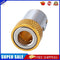 1/4 inch Screwdriver Bit Batch Head Magnetic Ring Screwlock Sleeve (Yellow)
