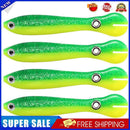4pcs 10cm 6g Bionic Loach Fishing Lures Sinking Artificial Soft Baits (D)