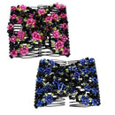 Stretchy Women Girls Hair Combs Clips Magic Beads Double Hair Comb Elasticity