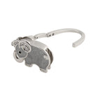 Metal Foldable Bag Hook Handbag Holder Elephant Shape Purse Hanger Table Ho
