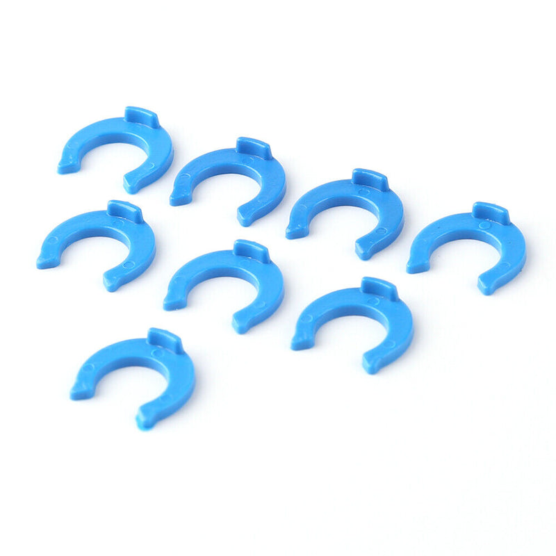 50x 1/4 3/8 OD Tube PE Pipe Fitting Clip RO Water Filter Reverse Osmosis Syst