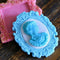Woman Cameo Mirror Fondant Moulds Cake Decorating Mold Bakeware Sug Frame B3C7