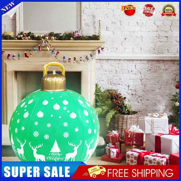 #A Christmas Xmas Tree Hanging Ball 60cm Inflatable Home Decorations Ball Kids