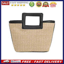 Korean Straw Totes Bag Women Retro Shoulder Bag Summer Beach Woven Handbag Purse