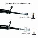 Needle Bicycle Accessories Schrader/Presta Valve Inflator Head Mini Bike Pump