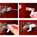 0.3W 3LED Inner Hinge Sensor Lamp Under Cabinet Light (CW with Battery)