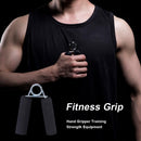 Fitness Grip Hand Gripper Training Strength Exerciser Equipment (Black) Newly