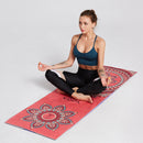 Portable Washable Printed Yoga Towel Pilates Anti-Skid Towels Blanket (C) Newly