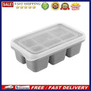 Square Silicone Ice Cube Mold with Lid Soft Bottom Ice Tray Mould Kitchen Des