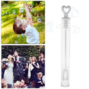 100pcs Wand Tube Bubble Maker Soap Bottles Love Heart Stick Children Party