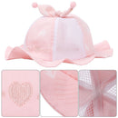 Spring Summer Fisherman Bucket Cap Baby Sun Hat Kids Visor Caps Wide Brim