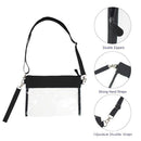 Transparent PVC Handbag Clear Waterproof Crossbody Bag Phone Shoulder Purse