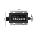 D94-S 6 Digit Resettable Mechanical Pulling Counter Rolling Wheel Counter Newly