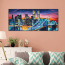City Night Oil Paint By Numbers Kit DIY Acrylic Painting on Canvas (B1224)