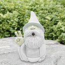 Smoking Gnome Garden Statues Outdoor Dwarf Ornaments Garden Home Sculpture