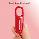 M01 Fingerprint Padlock USB Smart Keyless Travel Case Drawer Lock (Red) Newly