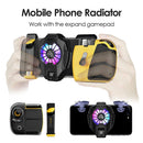 DL05 Mobile Phone Gaming Fan Cooler USB Type-C Gamepad Cooling System Radiator