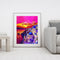 Sunset Town Oil Paint By Numbers DIY Coloring Picture Kits for Adults Children