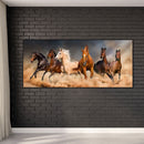 Galloping Horses Oil Paint By Numbers Kits Canvas Picture Wall Art DIY Craft Set