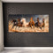 Galloping Horses Oil Paint By Numbers Kits Canvas Picture Wall Art DIY Craft Set