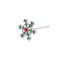 Women 8Pcs/Set Santa Gift Deer Stud Earrings Xams Snowflake Christmas Tree