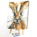 Painting By Numbers DIY Rabbit Hand Painted Canvas Oil Art Picture Ornaments Kit