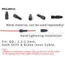 RISK 4pcs Bike Brake Line Caps Detachable Bicycle Shifter Brake Cable Cap Newly