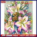 5D Full Round Drill Diamond Painting Flower DIY Women Home Decor Embroidery K