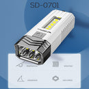 Portable Led Cob Flashlight Cycling Accessories Lamp Torch for Camping Advent