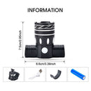 Rotatable Bicycle Headlight T6 LED Bike Lights Riding Light Rear&Front Lights