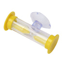 2min Hourglasses Kid Teeth Brushing Timer w/Suction Cup Home Decor (Yellow)