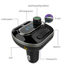 Wireless Bluetooth Handsfree Car Kit Transmitter MP3 Charger Dual Player I0Q4